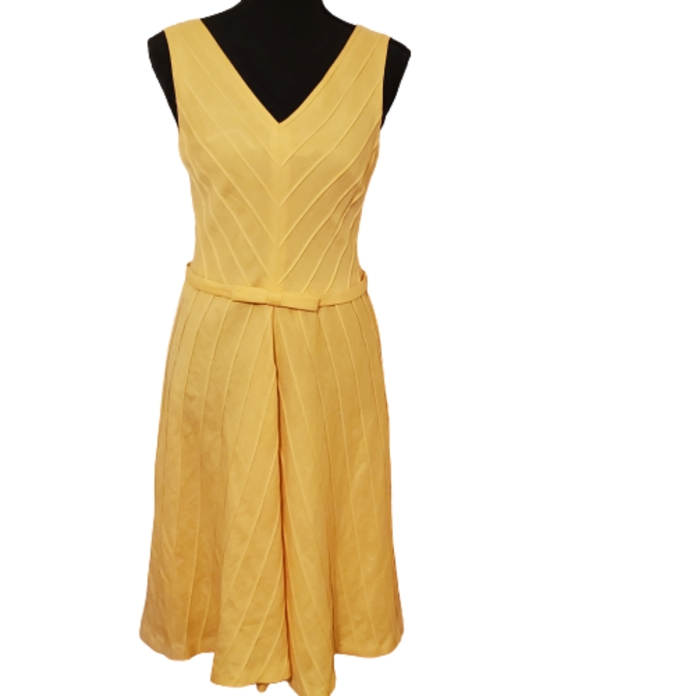 Positive Attitude dress,  size 6, yellow